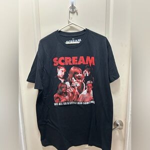 Black Scream Graphic T-Shirt